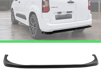 Gloss Black Rear Splitter Berlingo/Partner/Combo L1