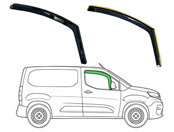 Side Window Deflectors – Partner/Berlingo/Combo 2018+