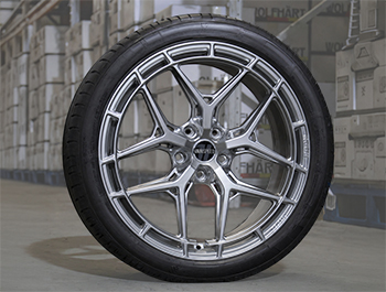 Wolfrace VanSpeed Phantom Royal Silver 20" 5x120 Wheels & Tyres