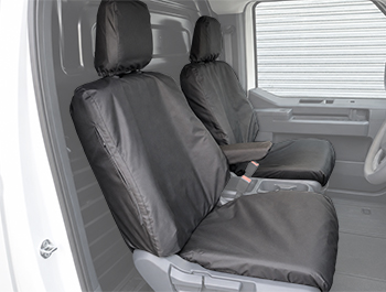 Kia PV5 2025+ Tailored Black Front Seat Covers 1+1