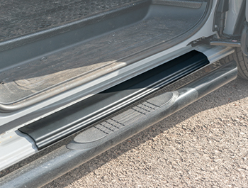 Transit Custom Mk2 & T7 Black Sliding Door Sill Cover