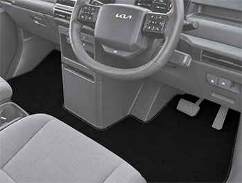 Kia PV5 Cargo 2025+ Luxury Fabric Front Cab Mat