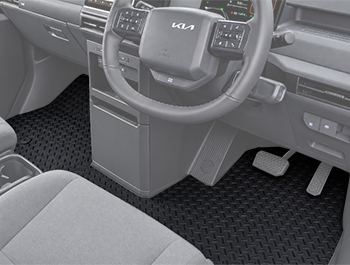 Kia PV5 Cargo 2025+ Rubber Front Cab Mat