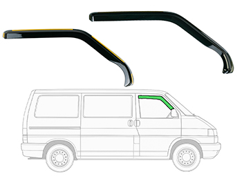 Side Window Deflectors – Transporter T4