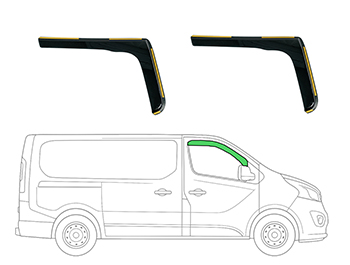 Side Window Deflectors – Vivaro /Jumpy/Expert/Traveller 2016>