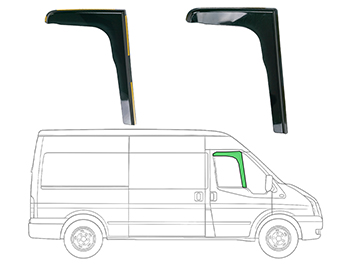 Side Window Deflectors – Ford Transit Mk7 2006>2013