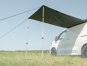 1.7m Compact Sun Canopy Dual Kador 5mm 7mm & 2 Adjustable Poles