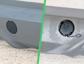 Genuine Rear Sport Bumper Tow Eye Cover - Custom 24> & VW T7