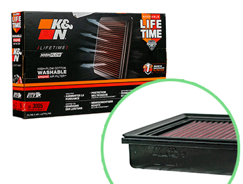 K&N Reusable Air Filter Ford Transit Custom 2024+ & VW T7 2025+