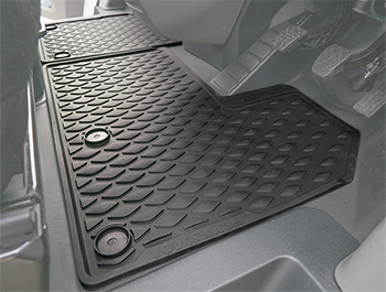 Genuine Volkswagen Transporter T7 Front Rubber Floor Mats