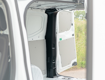 VW T7 & Transit Custom MK2 Black Inner Rear Door Pillar Covers