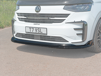 Volkswagen Transporter T7  Gloss Black Lower Splitter