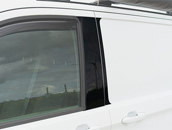 4 Piece Gloss Black B Post Door Pillar Trim Kit VW T7 2025+