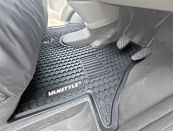 VW Transporter T5 T5.1 T6 All-Weather Premium Rubber Mat Set
