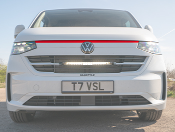 Vanstyle VW Transporter T7 2025- Red Upper Grille Accent Trim