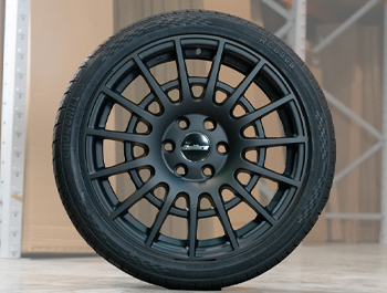 18" Calibre T-Sport Satin Black Wheels & 255/45/18 Tyre Bundle