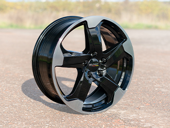 Wolfhart Genesis 2 Gloss Black Polished 8x18" 5x112 Alloy Wheels