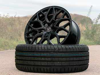Wolfrace Urban Racer Road Edition Black 20" 5X120 Wheels & Tyres