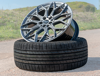 Wolfrace VanSpeed Maverick Carbon Chrome 20" 5x120 Wheels & Tyre