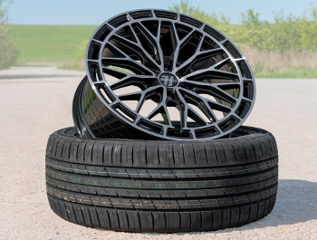 Wolfrace VanSpeed Havoc Black Polished 20" 6x120 Wheels & Tyres
