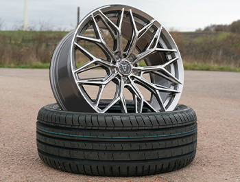 Wolfrace Wolfsburg Road Edition Silver 20" 5x120 Wheels & Tyres