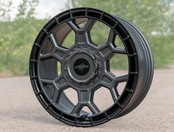 Wolfrace Black Wolf 1 Gunmetal 17" 5x120 1250kg Wheel Bundles