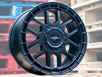 Wolfrace Black Wolf 4 Matte Black 17" 5x120 Alloy Wheels
