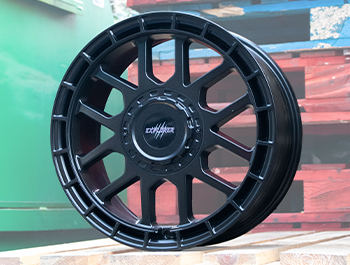 Wolfrace Black Wolf 4 Matte Black 17" 6x130 Alloy Wheels