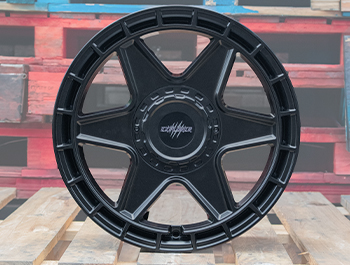 Wolfrace Black Wolf 3 Matte Black 17" 6x120 Alloy Wheels