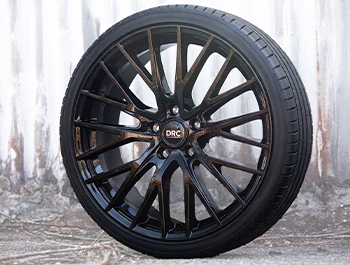 DRC Cyclone Gloss Black 20\" 5x120 Wheels & Tyres