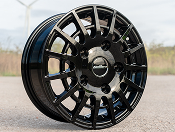 Calibre T-Sport 16"  5x114.3 Gloss Black Alloy Wheels
