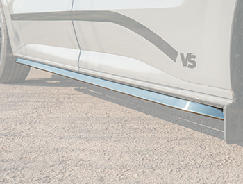 Angled Stainless Steel Sportline Sidebars Pair LWB MK2 Custom 24