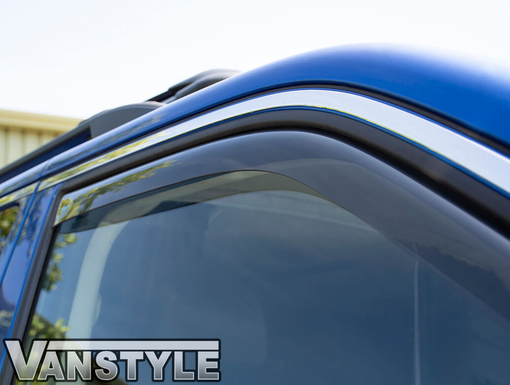 Side Wind Deflectors Smoked (Front) VW T5 03-15