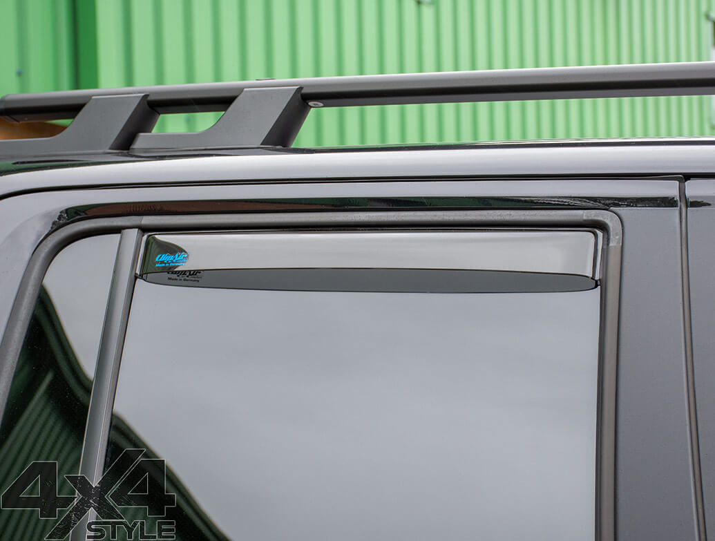 VW AMAROK 2015> GENUINE CLIMAIR REAR TINTED SMOKED WIND DEFLECTORS