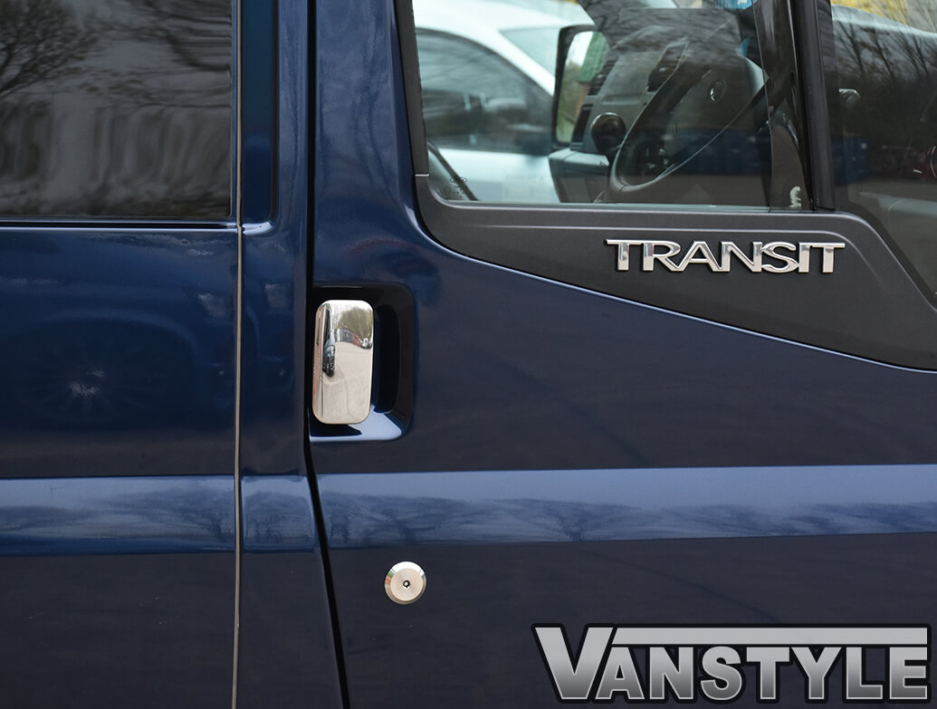 Door Handle Cover Set Stainless Steel - Ford Transit 2000>2012