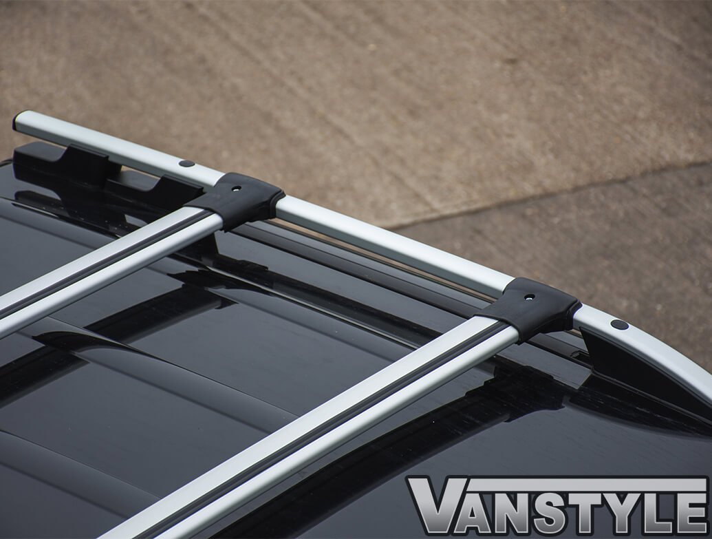 VW Amarok Silver Aluminium Cross Bar Set