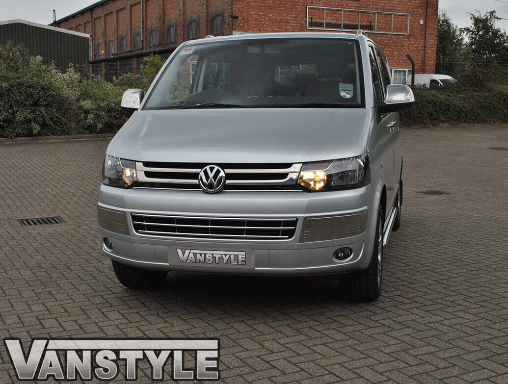 Vanstyle Stainless Steel Lower Bumper Grille VW T5 2010-15