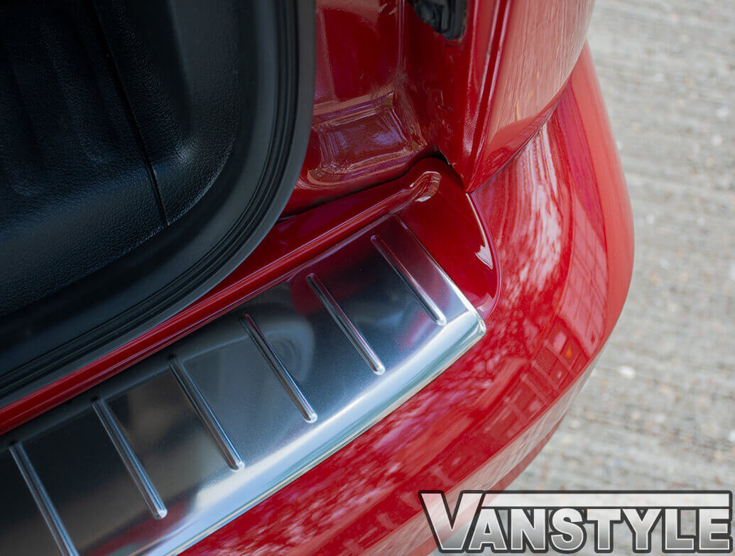 thumbnail image 2 of J&J Automotive T304 Stainless Steel Rear Bumper Sill Protector For VW Caddy 2004-2009 2 of 6