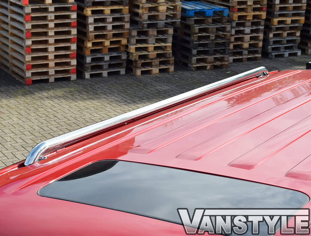 Polished Stainless Steel Roof Rail Set - VW T5 T6