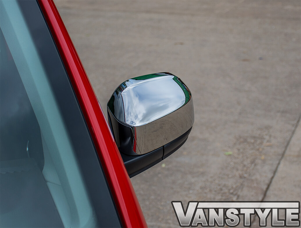 VW Caddy & Maxi Life 2015>2021 ABS Chrome Mirror Covers