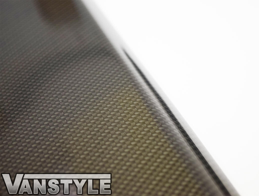 Ford Transit Custom Side Body Moulding Covers - Carbon Effect