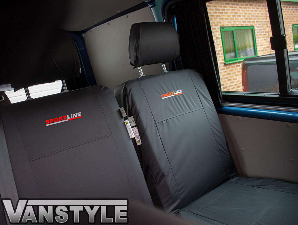 QUALITY FABRIC SEAT COVERS FOR VW TRANSPORTER T5 T28/30