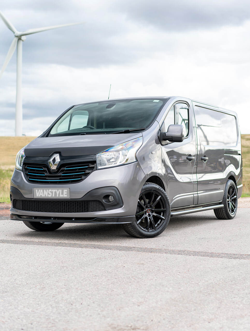 Mercedes Sprinter 2018+ LOWER FRONT ABS GLOSS BLACK SPLITTER BUMPER LIP Add On