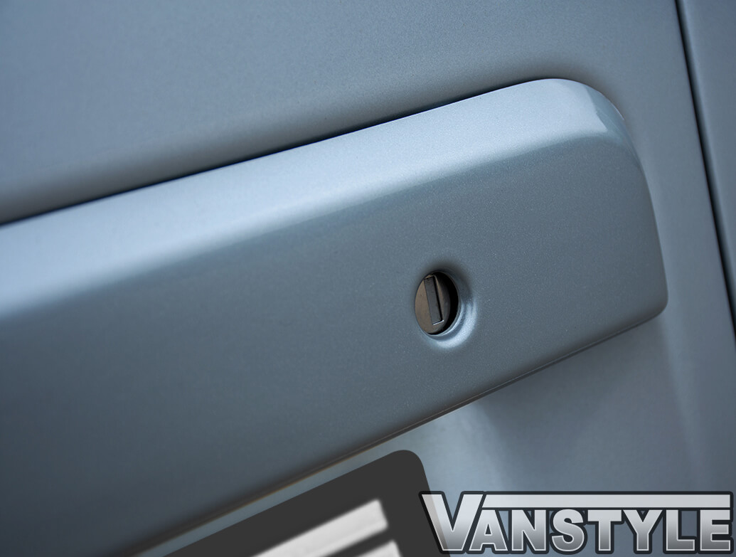 ABS Twin Door Rear Grab Handle Cover Silver VW T5 T6 Vanstyle