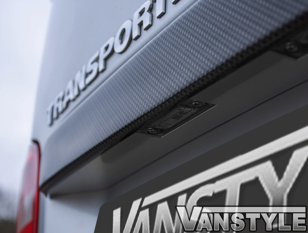 ABS Twin Door Rear Grab Handle Cover Carbon Effect VW T5 T6 Vanstyle