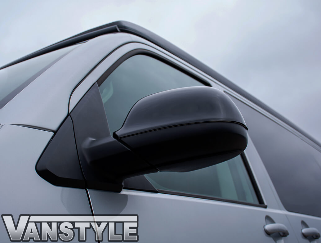 FSWL Remplacement New Black Mirror Wing Car Cover for VW Transporter T5 T5.1 2010-2015 T6 2016-2019 7E1857527F 7E1857528F Case Cap Boîtier 805 Color : Left