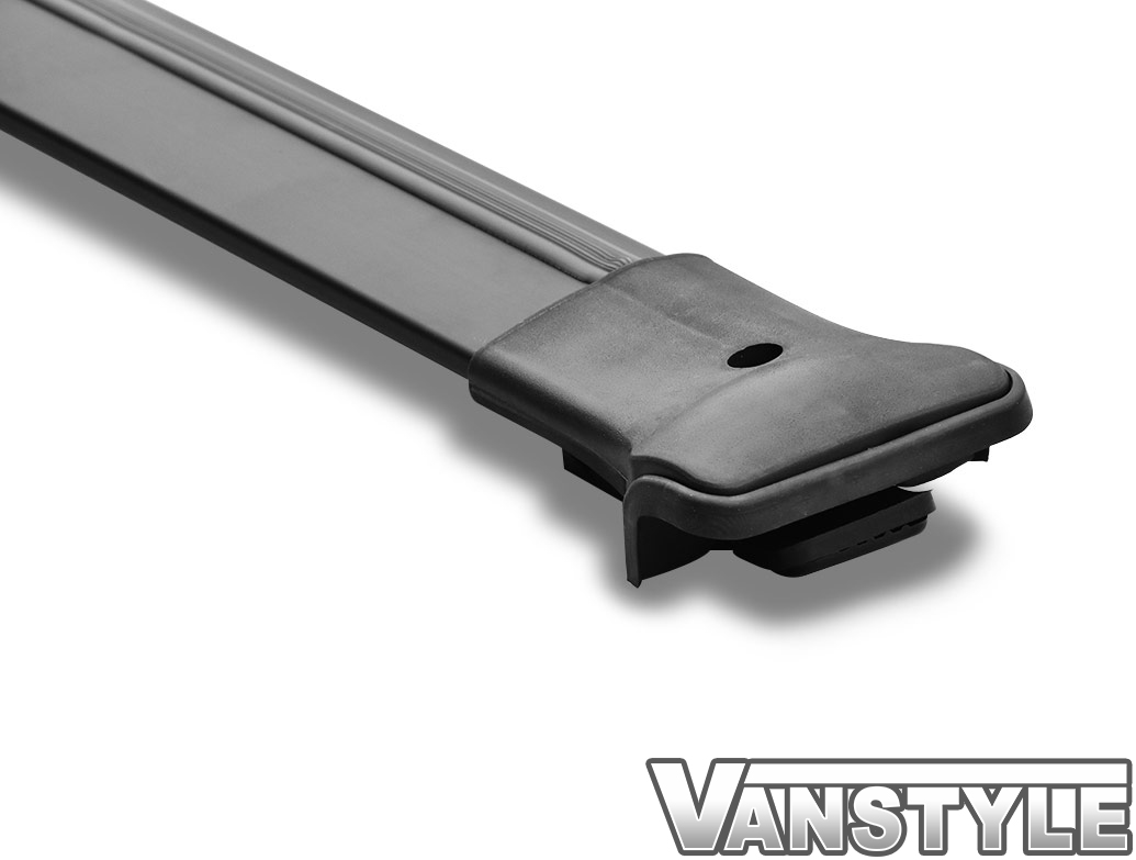 Aluminium Black Roof + Cross Bar Set Vivaro 14>19 / Trafic 14>