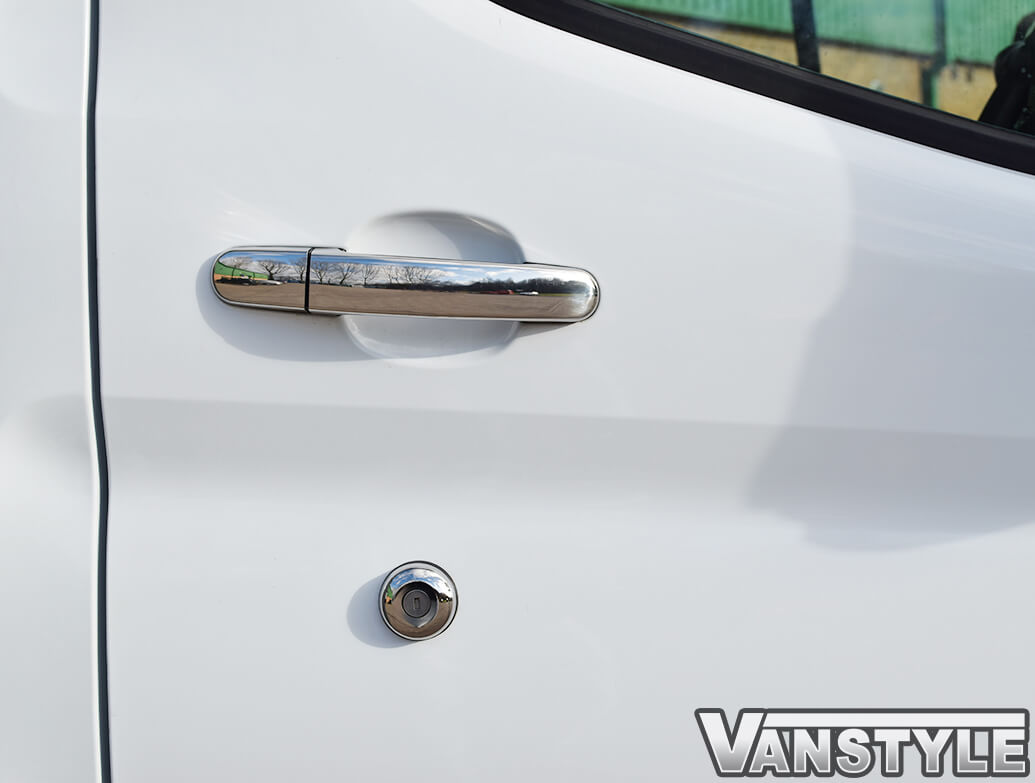 Ford Transit MK8 Stainless Steel Door Handle Covers