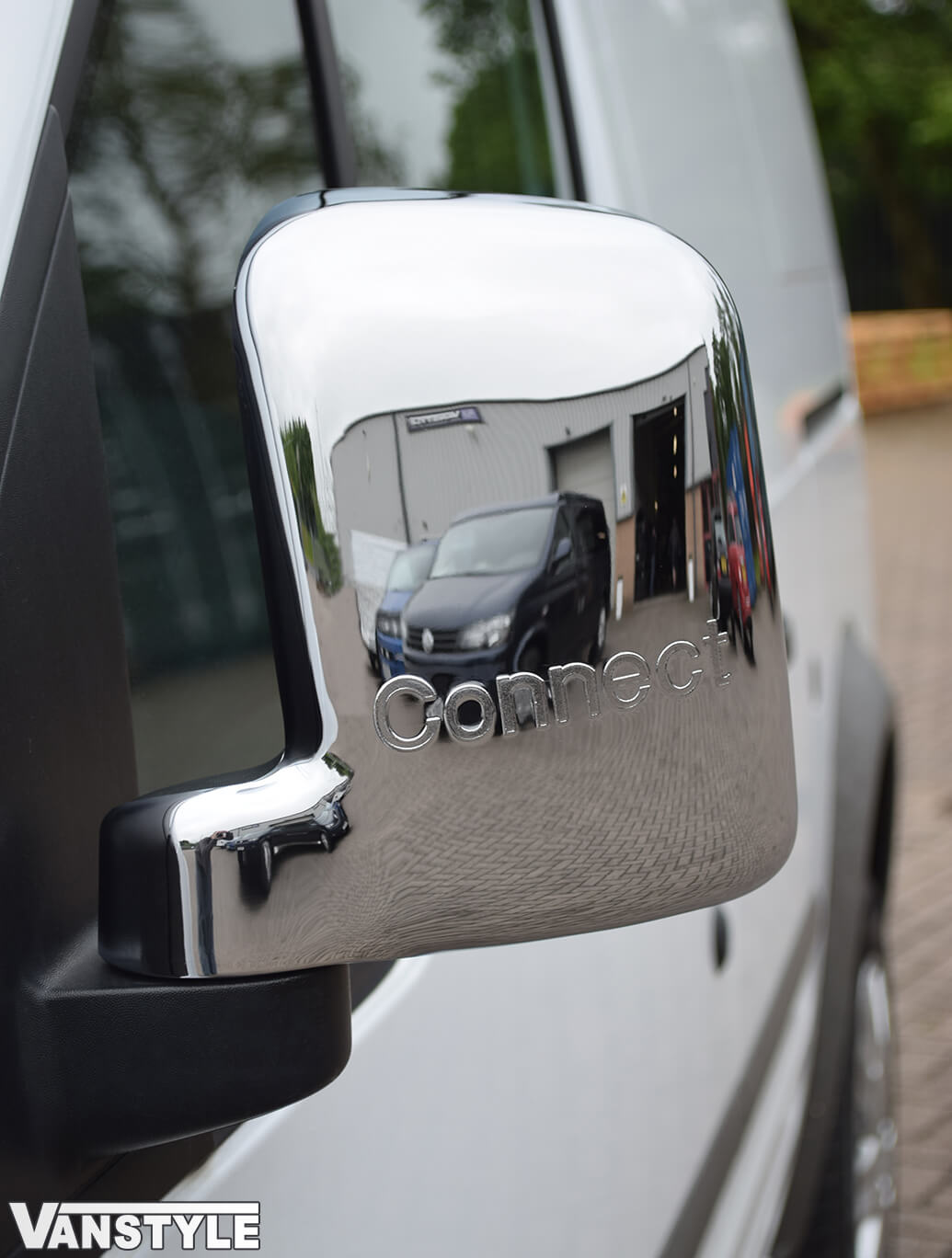 Chrome Mirror Cover Set Ford CONNECT 03-10 & 2010>14