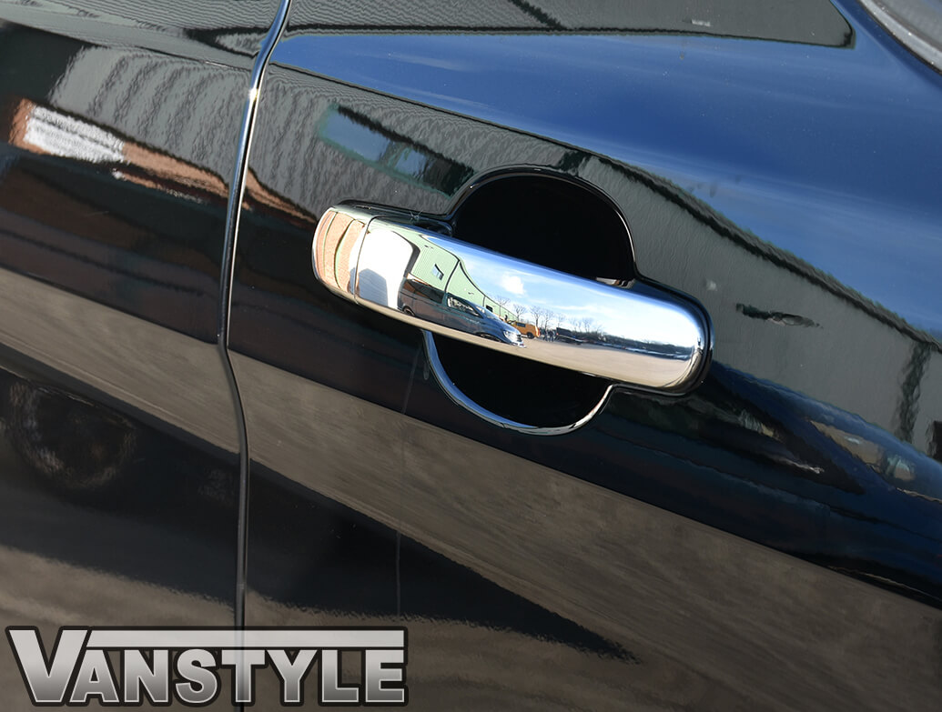Ford Transit Custom Polished Stainless Steel Door Handle Covers